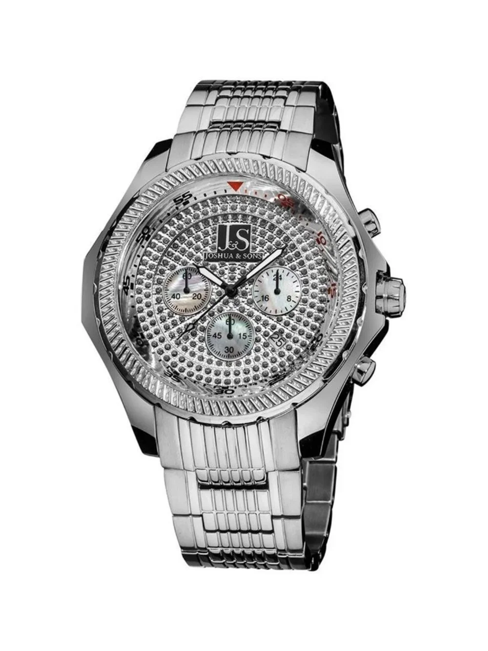 NWT Joshua And Sons Quartz Crystal Men's Watch